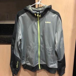 Nike Lebron James zip therma-fit hoodie, size M
